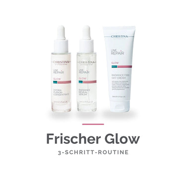 Routine-Set Frischer Glow – Christina Line Repair Seren und Tagespflege