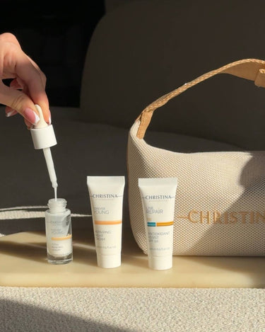 Sommer Travel Set – drei Reisegrößen und Christina Beauty Bag