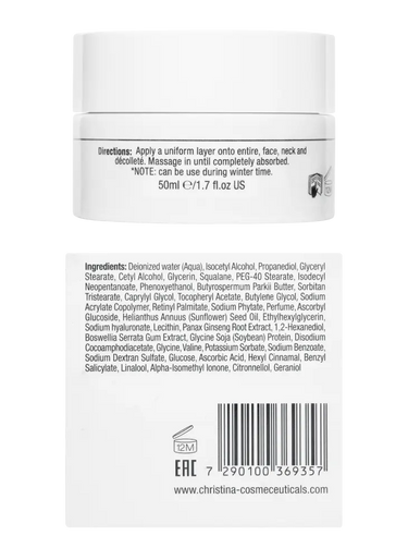 Christina Cosmetics Line Repair Hydra Ginseng Cream Rückseite