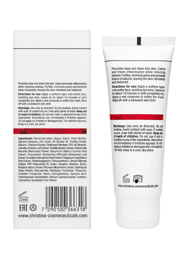 Comodex Soothe & Regulate Mask Christina