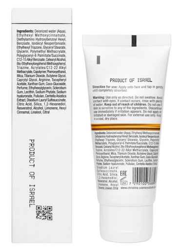 Christina Cosmetics Line Repair Fix Antioxidant Assist SPF-50 Rückseite