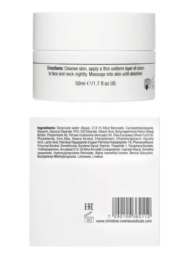 Forever Young Repairing Night Cream Rückseite