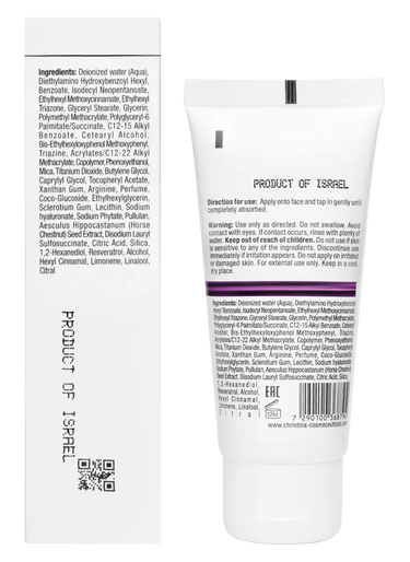 Christina Cosmetics Christina Cosmetics Line Repair Firm Daytime Guard SPF 50 Rückseite