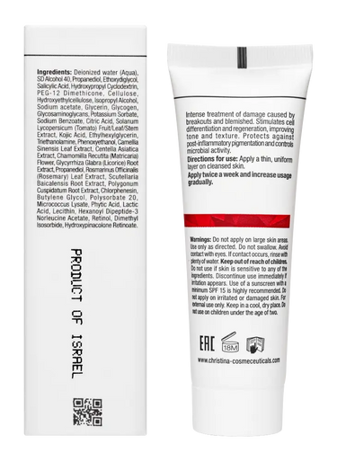 Comodex Renew & Repair Night Treatment Verpackung Hinten