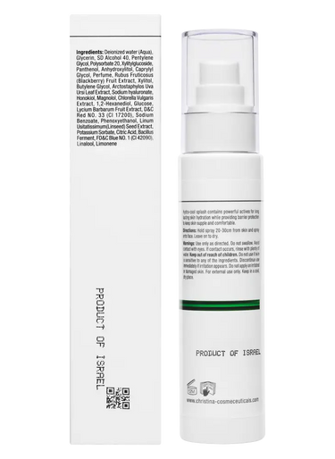Christina Cosmetics Line Repair Nutrient Superfood Aqua Mist Rückseite