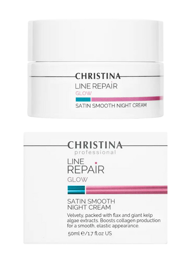 Christina Cosmetics Line Repair Glow Satin Smooth Night Cream Verpackung