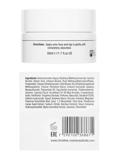 Christina Cosmetics Line Repair Nutrient Bakuchiol Day Cream SPF 15 Rückseite