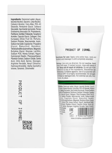 Christina Cosmetics Line Repair Nutrient Niacinamide Night Cream Rückseite