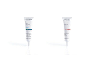 Hydra HA Eye & Neck Serum und Muse Restoring Eye Cream von Christina – Pflege für die Augenpartie