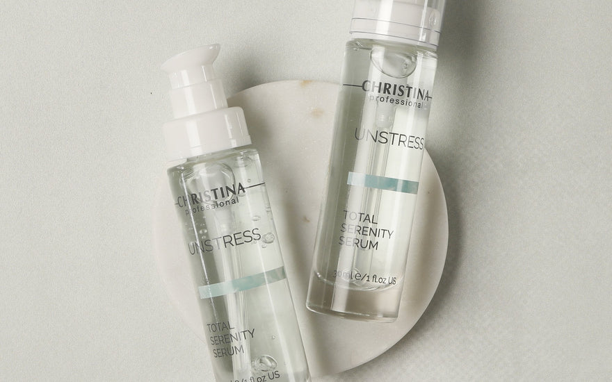 Unstress Total Serenity Serum von Christina – beruhigende Pflege für empfindliche, gereizte Haut