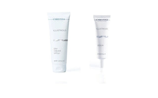 Illustrious Day Cream SPF 50 und Illustrious Serum von Christina – Pflege für einen ebenmäßigeren Teint bei Pigmentflecken