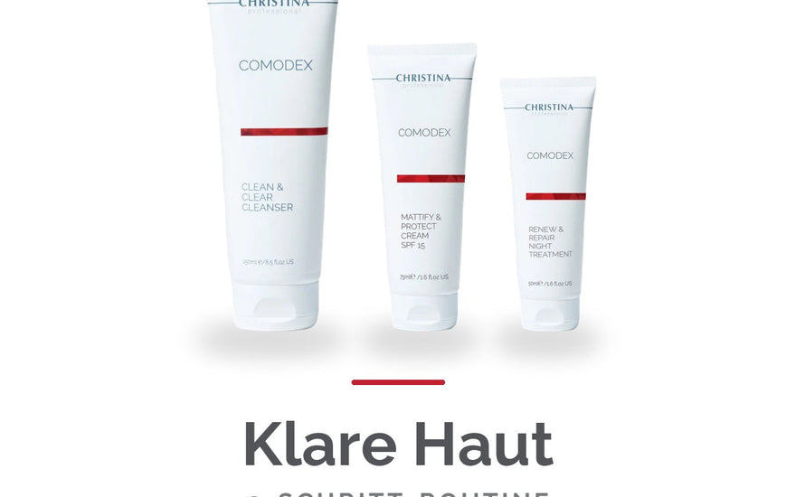 Christina Comodex Routine-Set – Pflege für unreine Haut und Unreinheiten