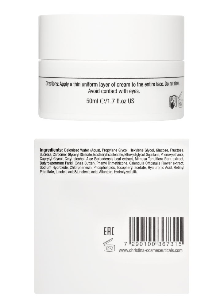 Christina Cosmetics Silk Upgrade Cream Rückseite
