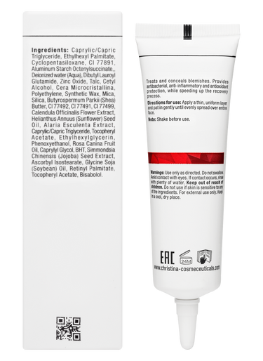 Comodex Cover & Shield Cream Verpackung Hinten