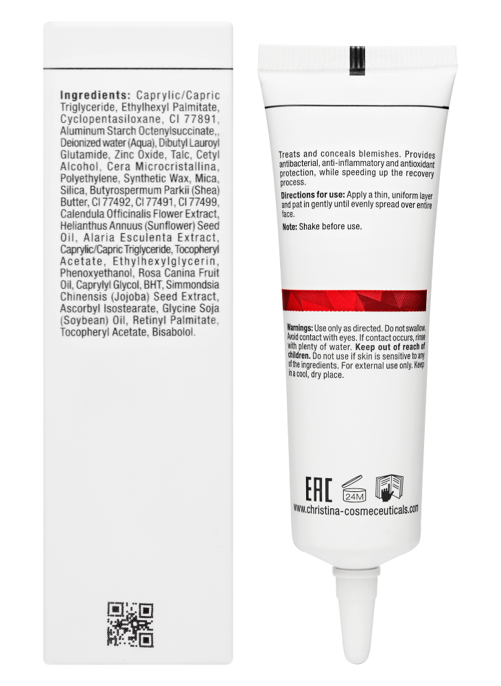 Comodex Cover & Shield Cream Verpackung Hinten