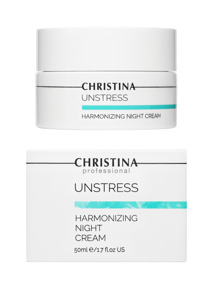 Christina Cosmetics Unstress Harmonizing Night Cream Verpackung