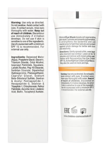 Forever Young Smooth Eye Mask Rückseite