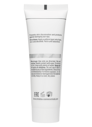 Christina Cosmetics Illustrious Day Cream SPF 50 Rückseite