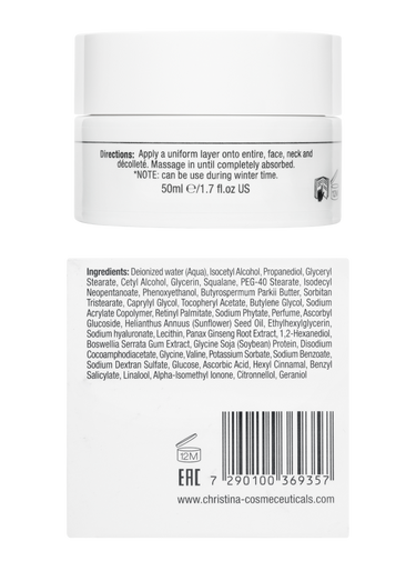 Christina Cosmetics Line Repair Hydra Ginseng Cream Rückseite