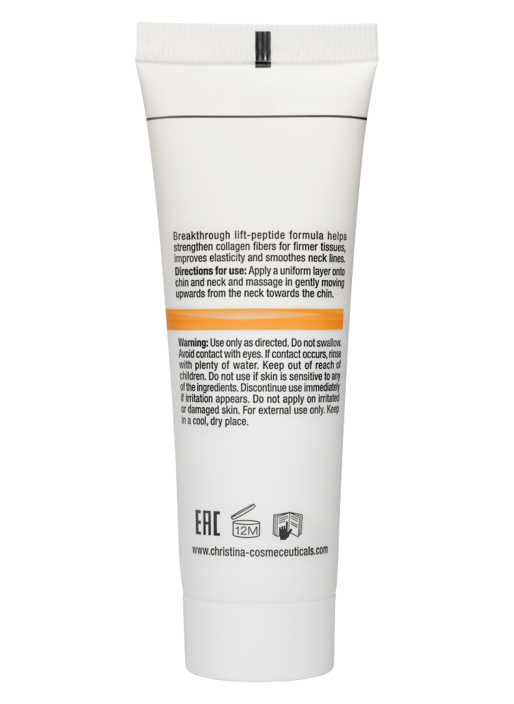 Christina Cosmetics Forever Young Chin and Neck Remodelling Cream Rückseite