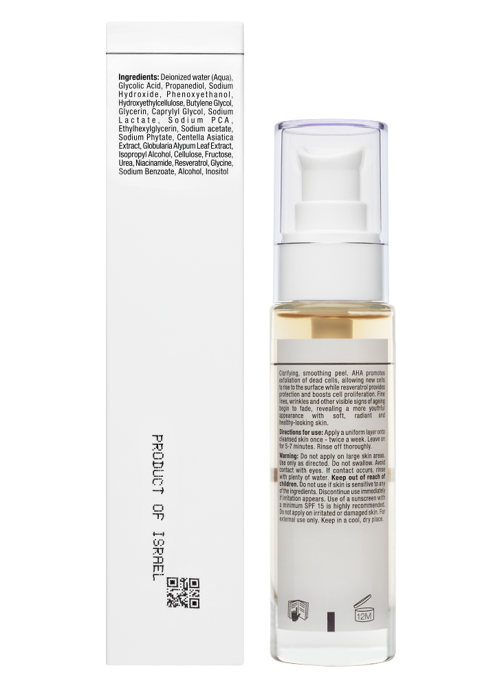 Christina Cosmetics Line Repair Firm - AHA & Resveratrol Peel Rückseite