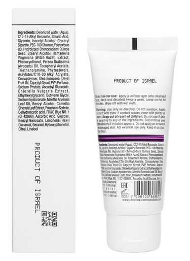 Christina Cosmetics Line Repair Firm Collagen Boost Mask Rückseite