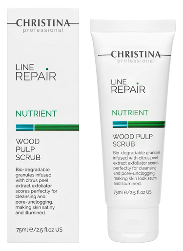 Christina Cosmetics Line Repair Nutrient Wood Pulp Scrub Verpackung
