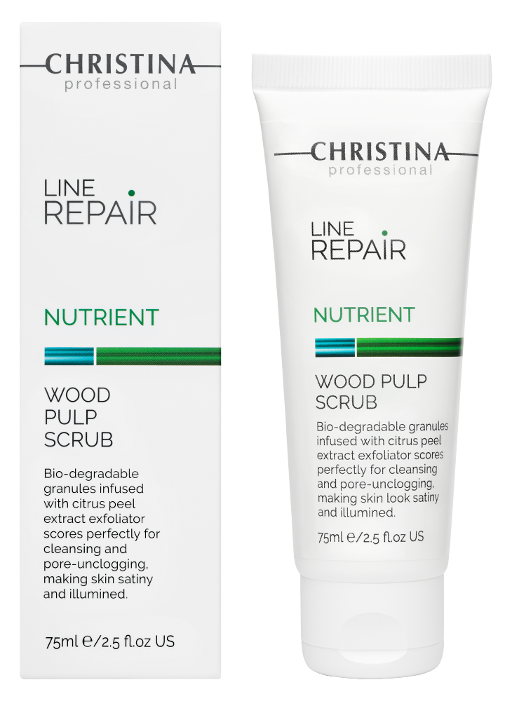Christina Cosmetics Line Repair Nutrient Wood Pulp Scrub Verpackung