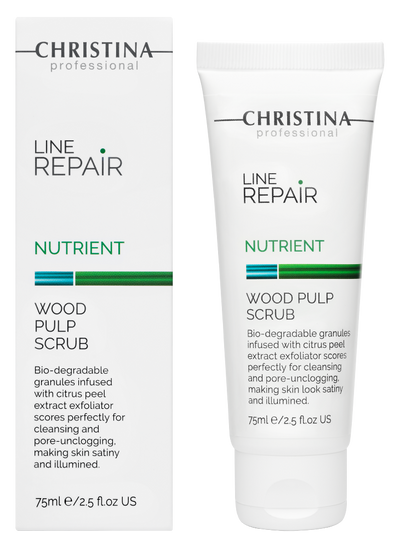 Christina Cosmetics Line Repair Nutrient Wood Pulp Scrub Verpackung