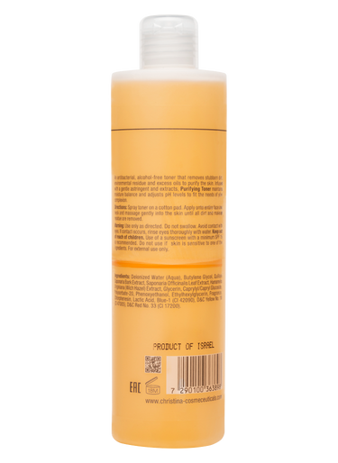 Christina Cosmetics Forever Young Purifying Toner Rückseite