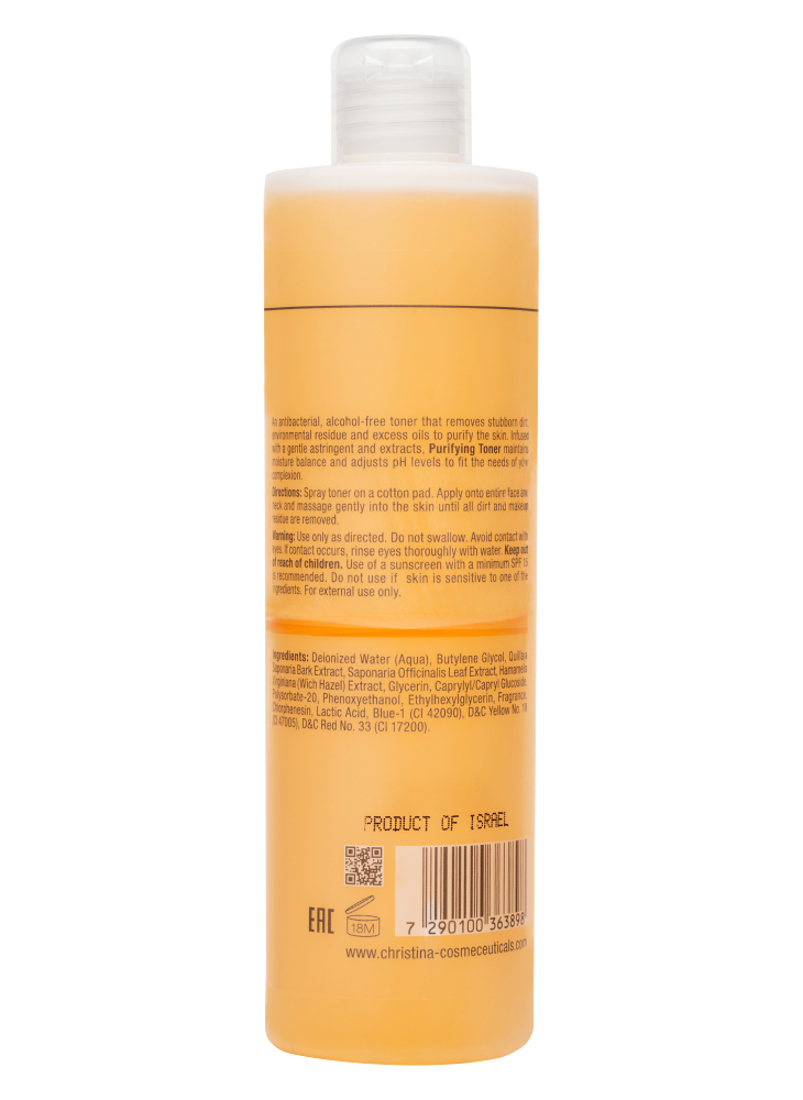 Christina Cosmetics Forever Young Purifying Toner Rückseite