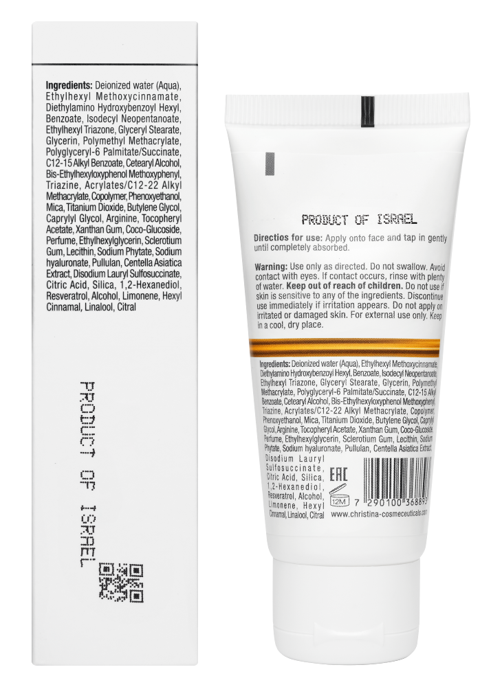 Christina Cosmetics Line Repair Fix Antioxidant Assist SPF-50 Rückseite