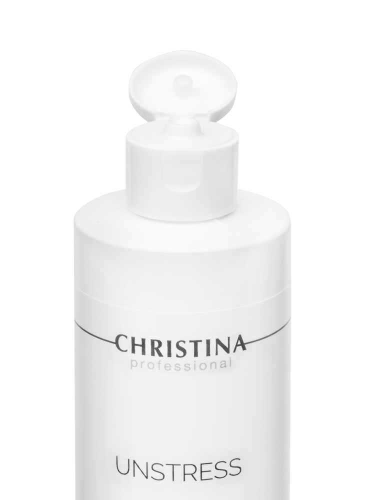 Christina Cosmetics Unstress Stabilizing Toner Flaschen öffnung