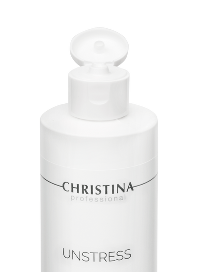 Christina Cosmetics Unstress Stabilizing Toner Flaschen öffnung