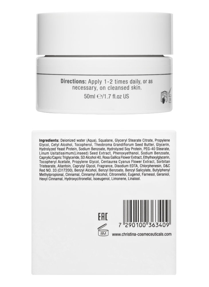 Christina Cosmetics Muse Nourishing Cream Rückseite