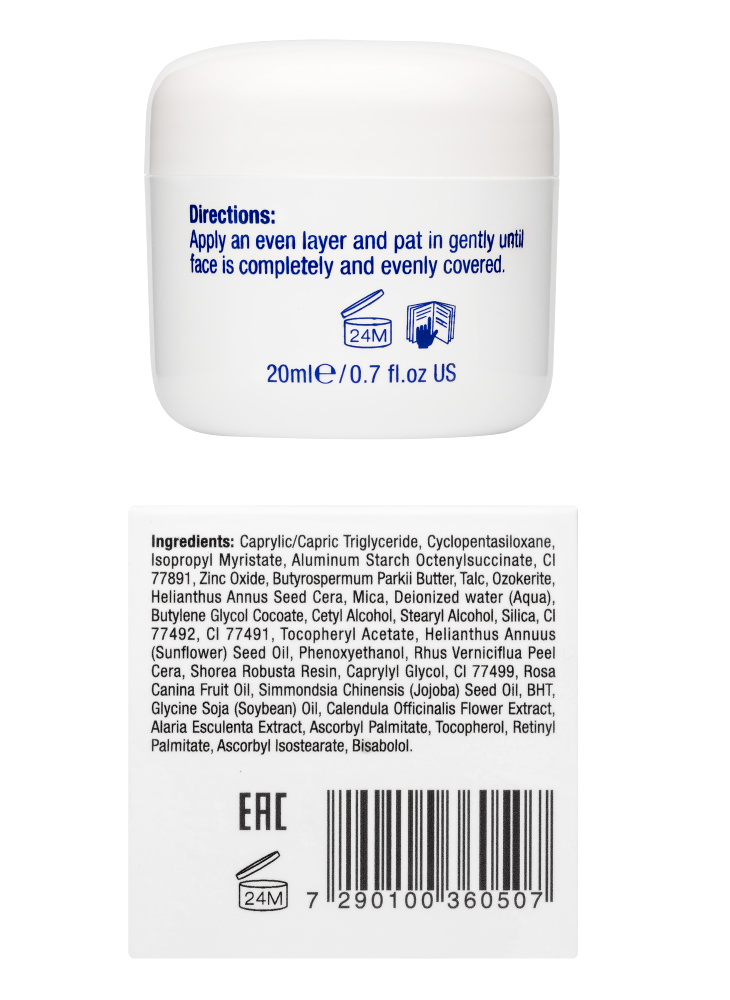 Christina Cosmetics Rose de Mer - Post Peeling Cover Cream Rückseite