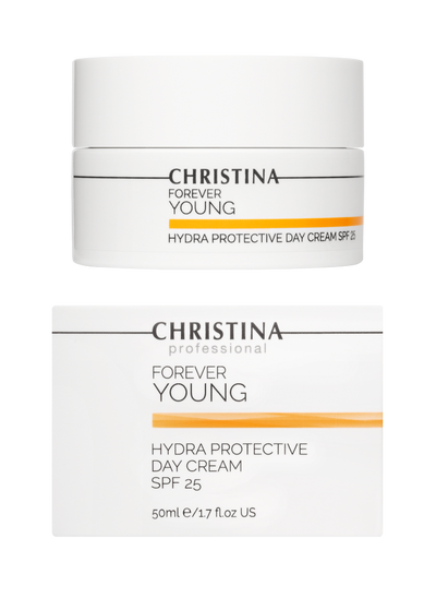 Christina Cosmetics Forever Young Hydra Protective Day Cream spf 25 Verpackung