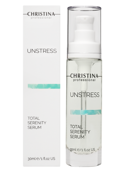 Christina Cosmetics Unstress Total Serenity Serum Verpackung