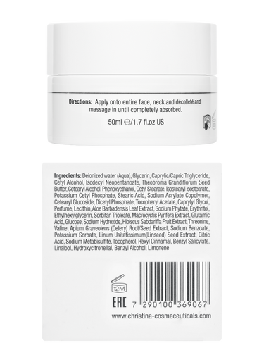 Christina Cosmetics Line Repair Glow Satin Smooth Night Cream Rückseite