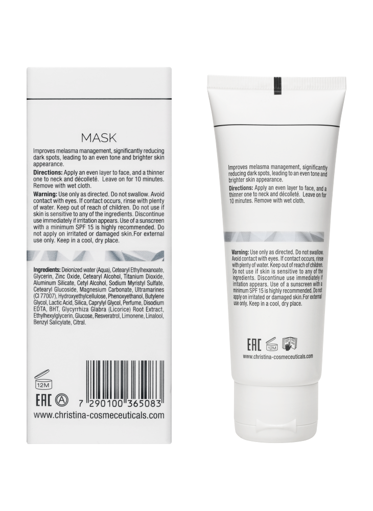 Christina Cosmetics Illustrious Mask Rückseite