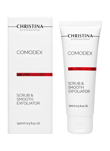 Comodex Scrub Smooth Exfoliator Verpackung