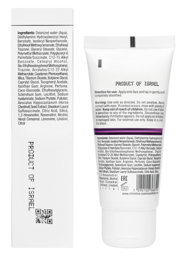 Christina Cosmetics Christina Cosmetics Line Repair Firm Daytime Guard SPF 50 Rückseite