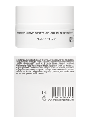 Christina Cosmetics Silk Uplift Cream Rückseite