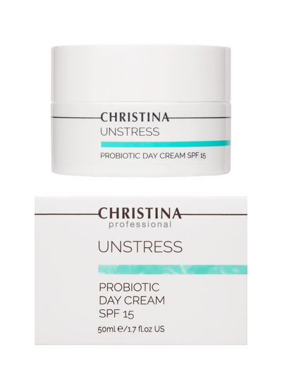 Christina Cosmetics Unstress Probiotic Day Cream SPF 15 Verpackung