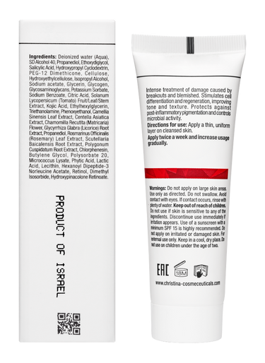 Comodex Renew & Repair Night Treatment Verpackung Hinten