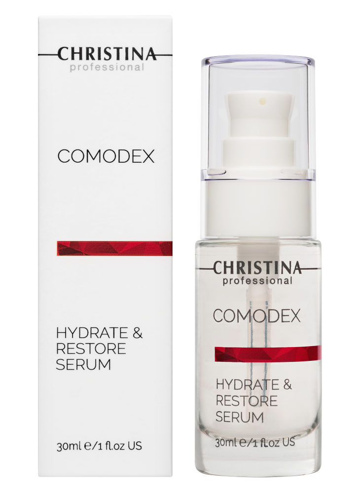 Comodex Hydrate & Restore Serum Verpackung