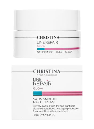 Christina Cosmetics Line Repair Glow Satin Smooth Night Cream Verpackung