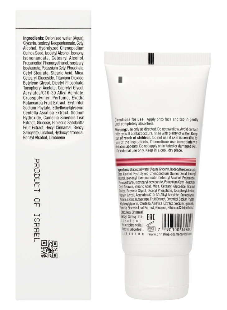 Christina Cosmetics Line Repair Glow Radiance Firm Day Cream Rückseite