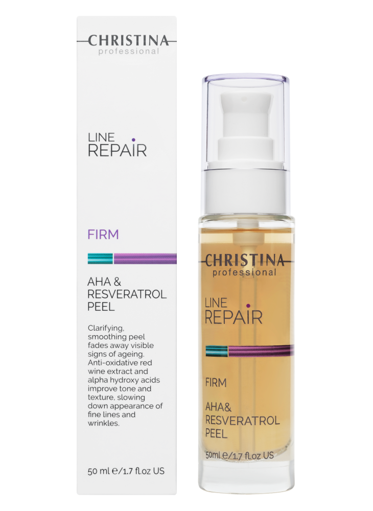 Christina Cosmetics Line Repair Firm - AHA & Resveratrol Peel Verpackung