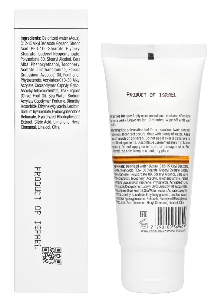 Christina Cosmetics Line Repair Fix HA Repair Mask Rückseite